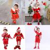 Fröhliches Weihnachts-Elfen-Kleinkind-Outfit für Weihnachtsfeier Claus-Kostüm