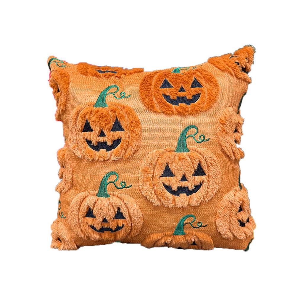 17.71-inch Throw Cover, Plush Velvet Three- Cover With Decorative Patterns, Zipper Design, Suitable For Sofa, Bedroom And Home