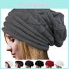 Comfortable Women's Knitted Winter Hat With Soft Feel Acrylic For Maximum Warmth