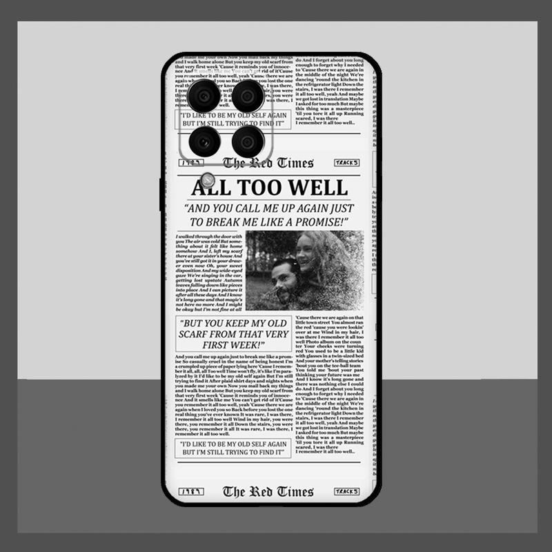 

All Too Well Lyrics Case For Samsung Galaxy M31 M21 M13 M33 M53 M15 M35 M55 M16 M36 M56 M12 M32 M52 M14 M34 M54 Samsung M06