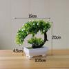 Colorful Welcoming Pine Home Decor Artificial Potted Simulation Bonsai Fake Plants Plastic Flowers