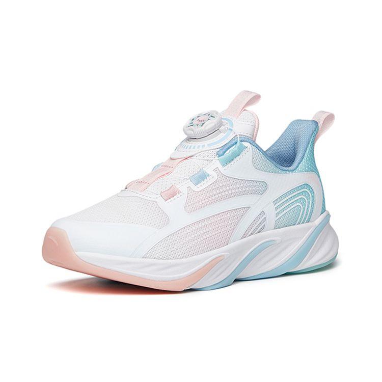 Anta Kids Red Flame Comfortable Sports Casual Shoes Kids Casual Shoes Pink Blue 322215512-4