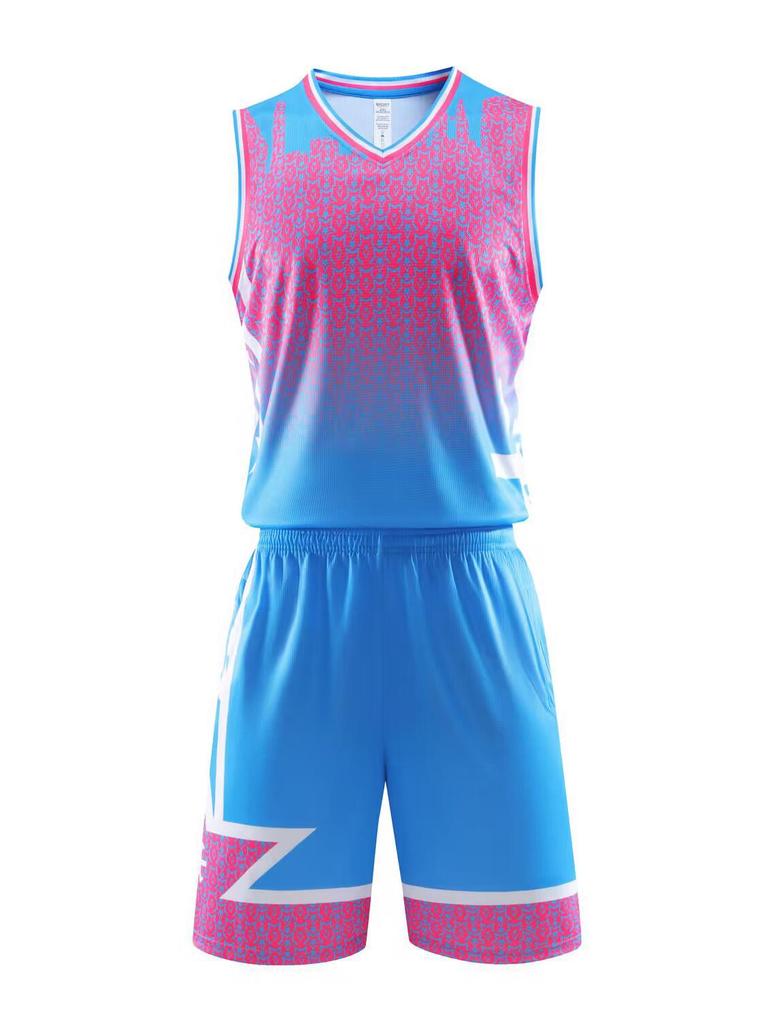 Speedy Custom Basketball Training Vest: Unisex Children's & Men's Printed Jersey Set with Team Numbers.