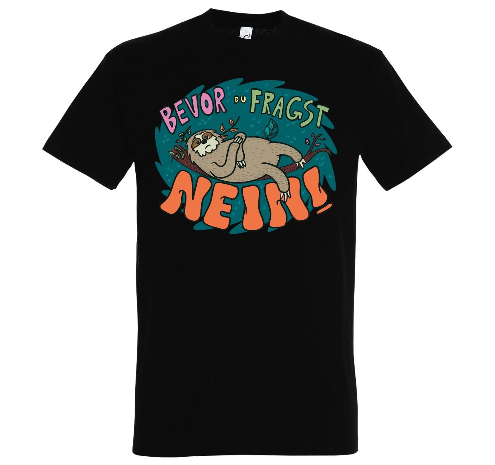 Youth Designz NO Sloth Shirt Mens T-Shirt Printed Funny Sloth Fun 3XL