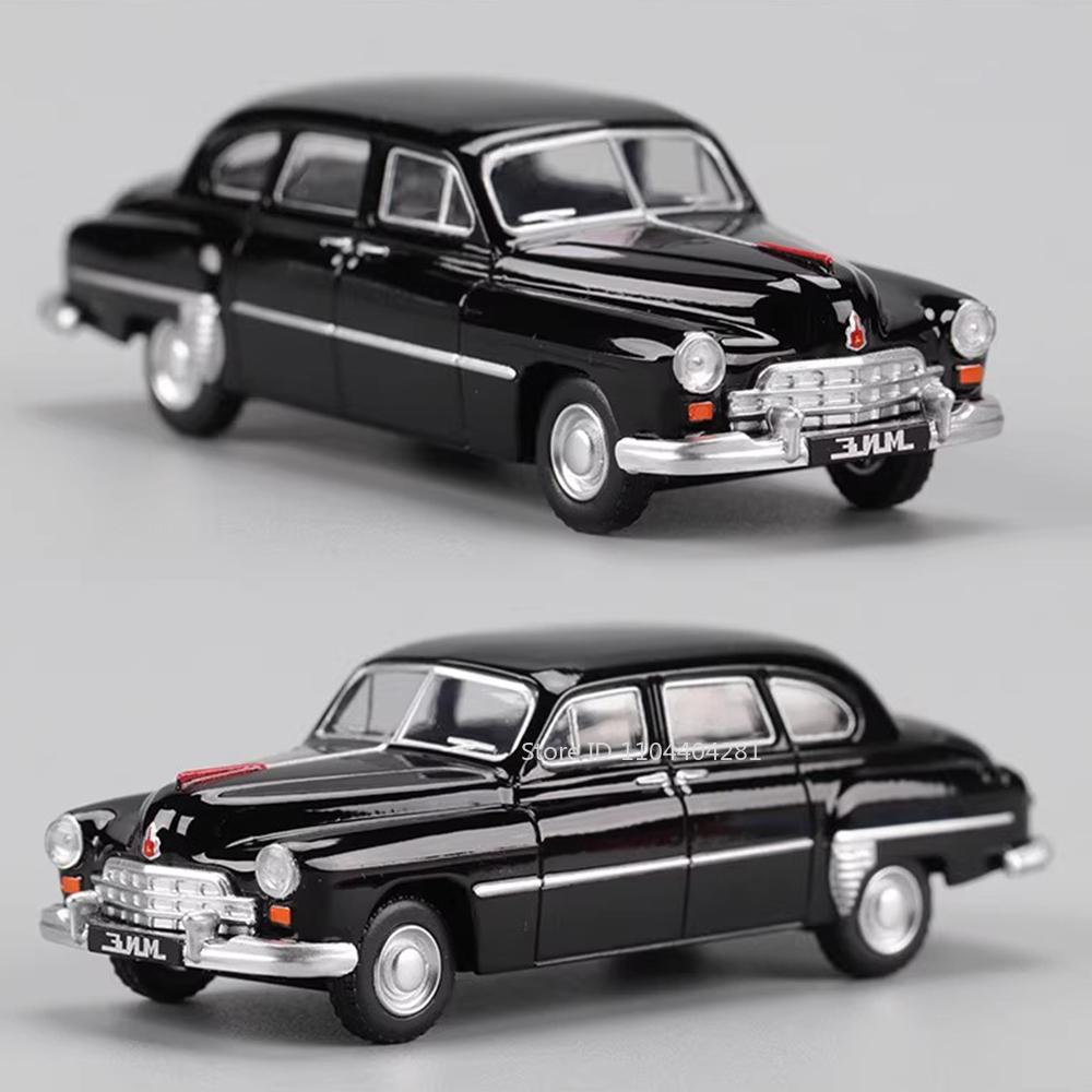 1:64 GAZ-12ZIM LADA 2101 2105 Diecast Alloy ZIS-110 Models Series Toys Car Metal Body Four Wheel Suspension Miniature Kids Gifts