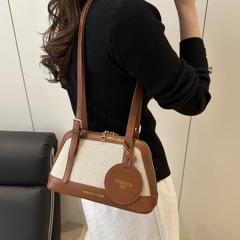 Elegant Classic Crossbody Bag Women Luxury Vintage Designer Minimalist Shoulder Bag Stylish Commuter Large Capacity Underarm Bag AVE