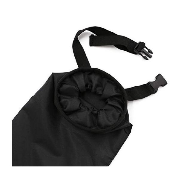 Car Garbage Bin Oxford Cloth Black Auto Trash Bag Hanging Seat Back Storage Bag Trash Can Organizer Car Accessories