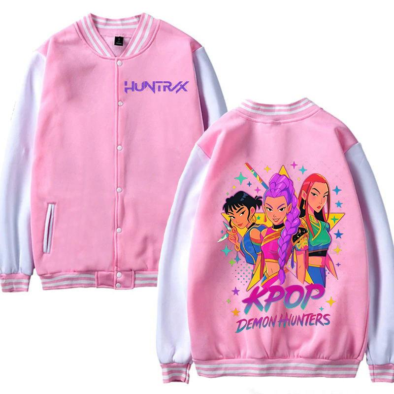 European and American trend witch hunting group Korean version casual hoodie women's plus size baseball jacket autumn and winter coat 5991