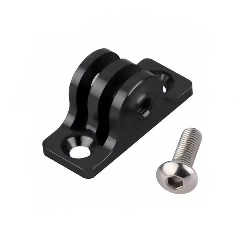 Aluminum Alloy Base Connecting Bracket Fixing Seat Mount For GoPro Hero 13 12 11 10 9 8 7 6 5 Insta360 X4 DJI Osmo Action 5Pro 4