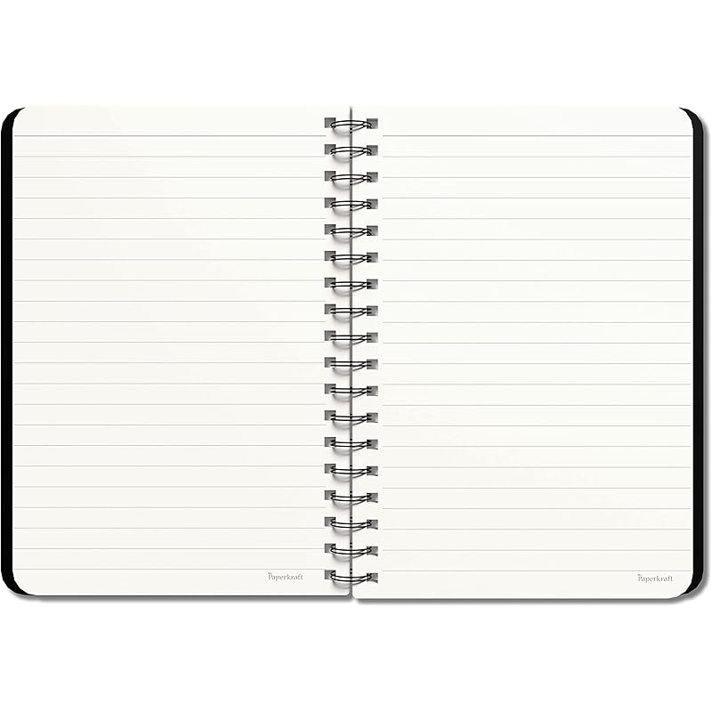 

Paperkraft Green Impression 1 Subject Wiro Binding Notebook - Single Line, 160 Pages, 148 Mm X 216 Mm красный