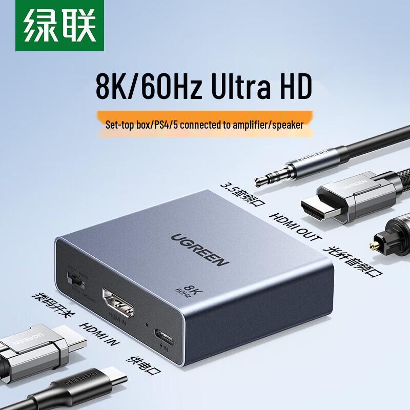 

Ugreen HDMI Audio Splitter Cable 4K 8K