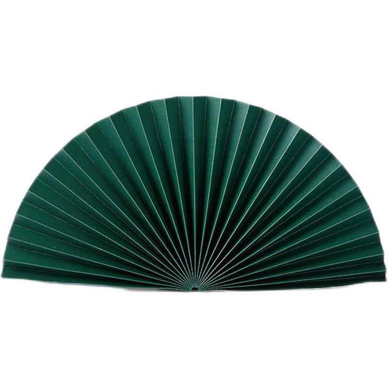 Red Semi-Circular Origami Craft Fan for Weddings, Photography, and Displays