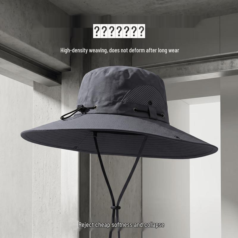 Unisex Outdoor Mesh Sun Protection Fisherman Hat