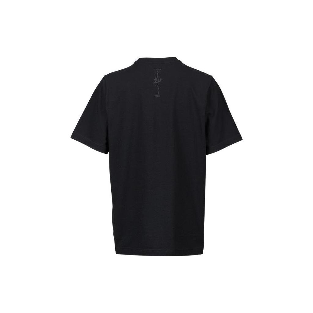 Y-3 T-Shirts Men's Black Crew Neck Moderate Straight Fit HG6093