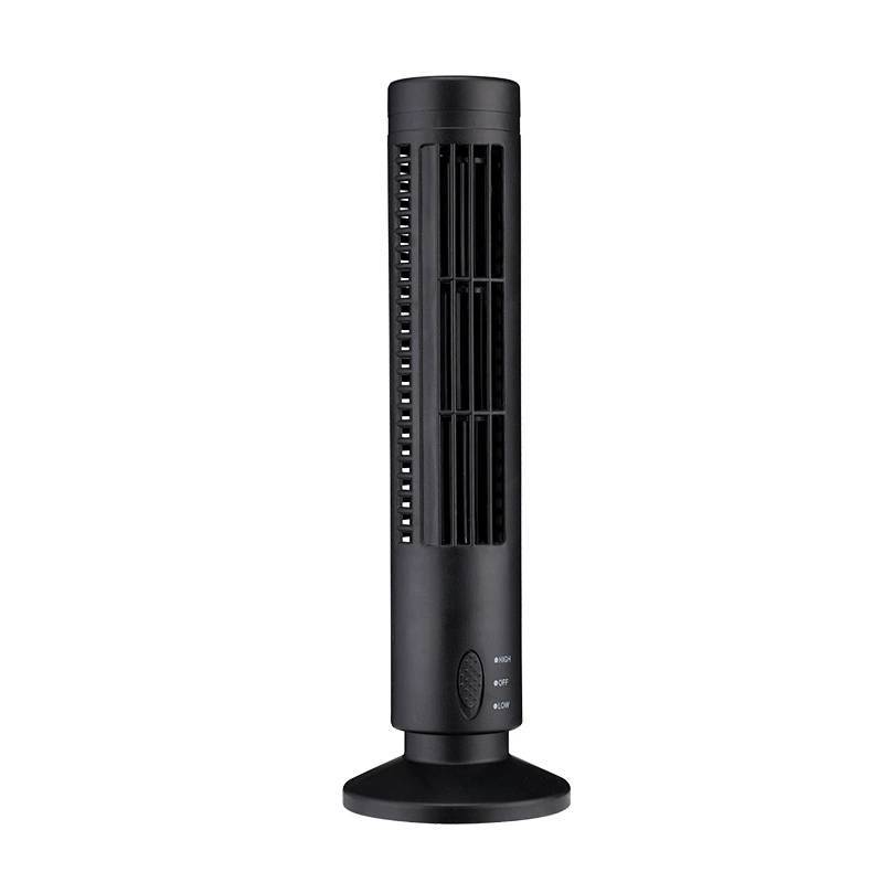 Desk Fan With Led Light And Natural Wind For Home Office Use чёрный