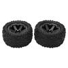 2pcs Remote Control Car Rubber Tyres with Hex Adapter for 1 8 1 10 High Speed Off Road Car Series
