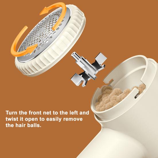 Electric Lint Trimmer Clothes Sweaters Lint Shaver Hair Ball Removal Rechargeable Cordless Fabric Shaver