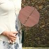 Zizhu Bamboo Woven Fan Song Feng Replica Handmade Green Fan Summer Retro Group Fan Hanfu Folding Antique Banana Fan