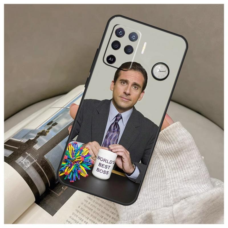 Michael Scott The Office Case For Oppo A16 A76 A96 A60 A98 A58 A78 A18 A38 A80 A40 A77 A57 A17 A74 A54 A94 A15 A5 Pro