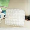 Puff  Flower Car Tissue Box Hanging Type Bow Car Hanging Napkin Holder Soft Space Saving Paper Organizer Storage Bag