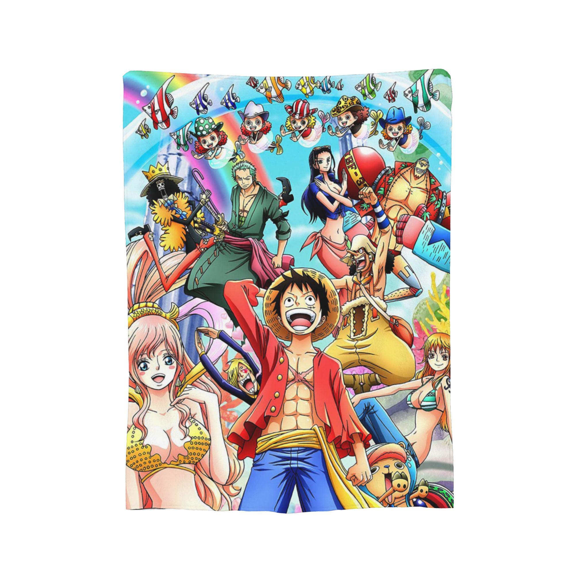 

Luffy Anime TONY TONY Chopper! Blanket Fuzzy Novelty Breathable Throw Blanket for Bedding Lounge All Season, 30x40in