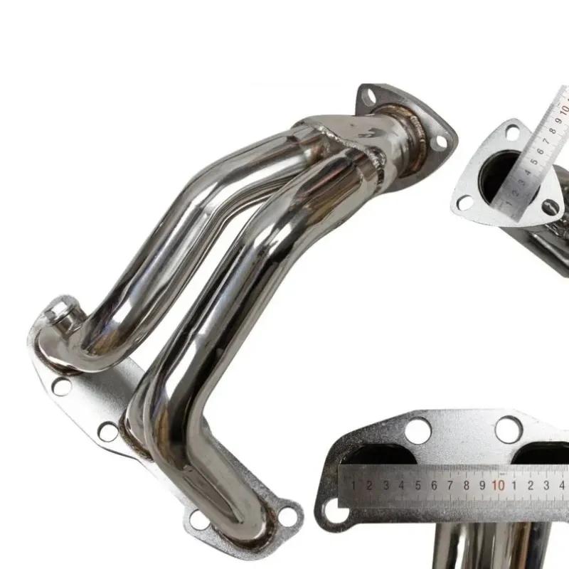 MT001029 52083496 Stainless Steel Exhaust Header For Nissan Altima VQ35DE V6 3.5L 2002-2006 Manual Models Sliver