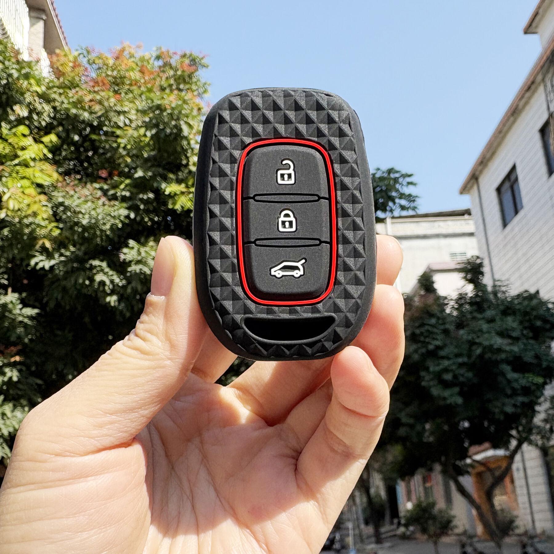 

Soft Silicone Keychain Accessories For Renault TWingo 3 Clio V Dacia Logan 2021 Sandero Sandero Stepway Protect Key Case Holder