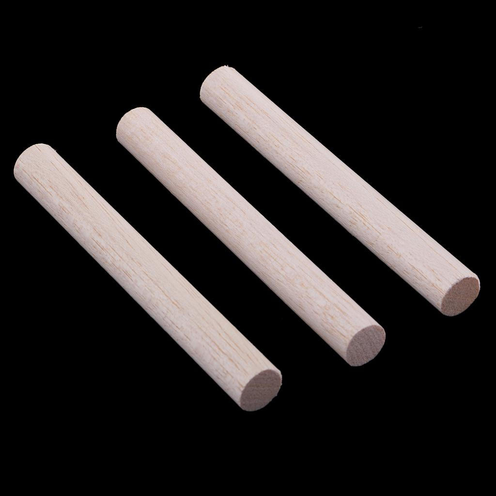 Wood Unfinished BBalsa Dowel Rods Craft Sticks Projects