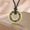 My Shape Hebrew Prayer Necklaces Shema Israel Blessing Stainless Steel Pendant Necklace Star of David Je Jewelry Wholesale