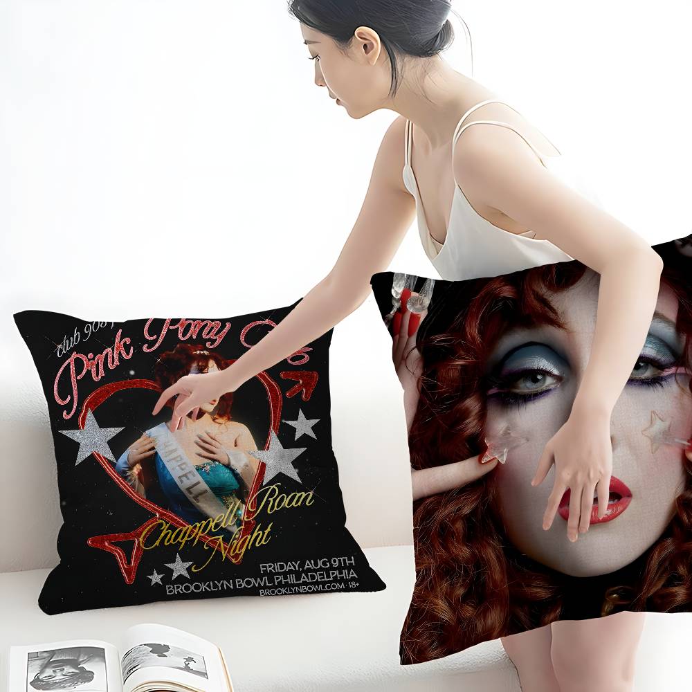 Chappell Roan Singer 45*45cm Cushion Cover Pillow Cover Decor Pillowcase Home Pillowcase for Couch Pillow