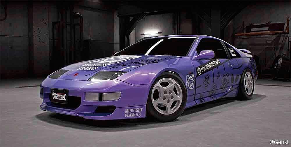 Hasegawa Shutokou Battle x Hasegawa Nissan Fairlady Z Version R Twin Turbo 2by2 Plastic Scale Plastic Model SP671 (Z32) "Midnight Model" 1/24