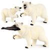 Lifelike Pvc Animal Models Of Polar Bears And Brown Bears Perfect For Home Decor