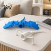Two Piece Model Set 3D Printed Sea Eater Toy, Flexible Movable Joints Realistic Collectors Item for Display Deep Monster, Stress Relief Toys