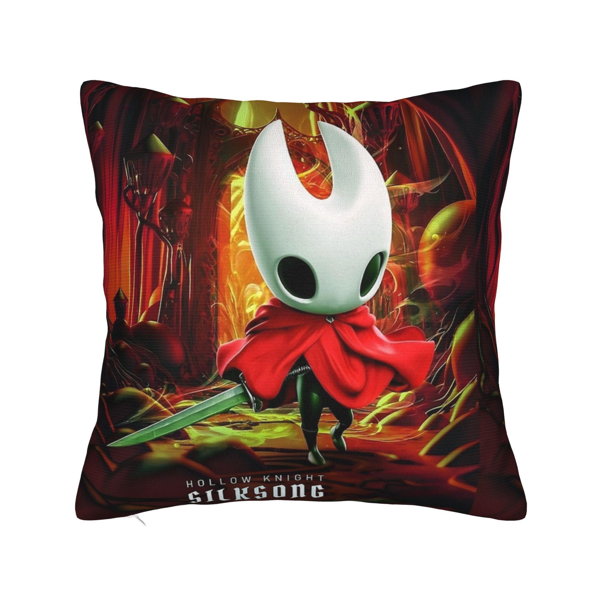 

Hollow Knight 2020 Наволочка Полиэстер Чехол на Подушку Декор Инди Игры Экшен Приключение Чехол на Подушку Чехол для Сиденья Оптовая Продажа 30x30cm 12x12in