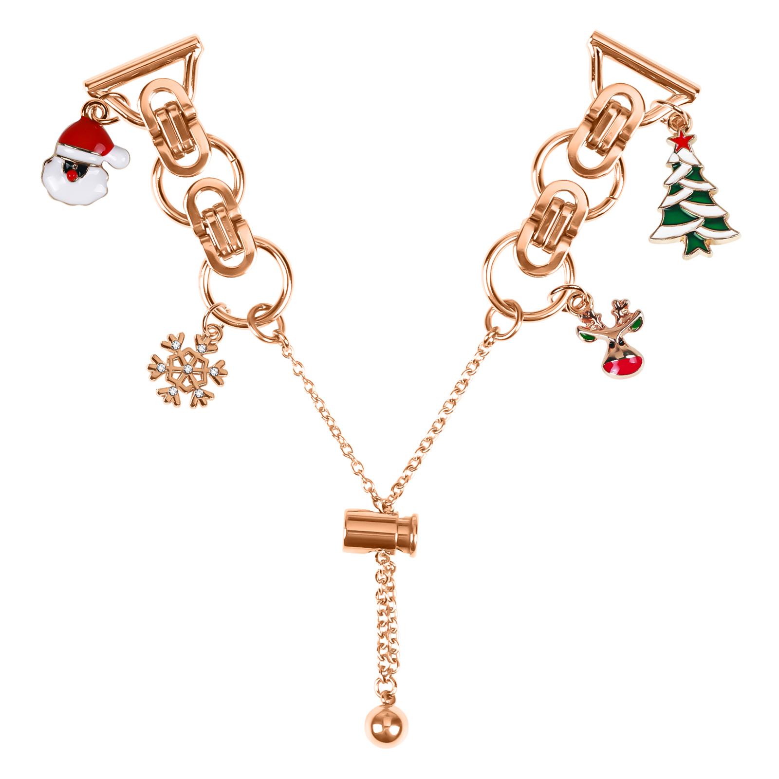 

For Huawei Watch GT 3 42mm Electroplated Metal Alloy Band Single Loop Chain Bracelet Strap E