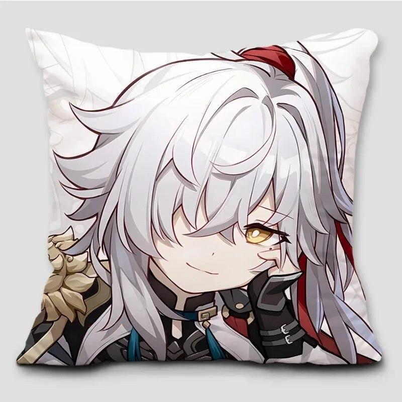 Anime Honkai Impact Pillow Cover Cosplay Cute Comic Print Cushion Cover Sofa Bedroom Home Decoration Pillow Cover