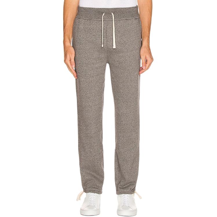 Polo Ralph Lauren Solid Color Drawstring Cuffed Casual Pants Men bottoms Gray 710548562-005