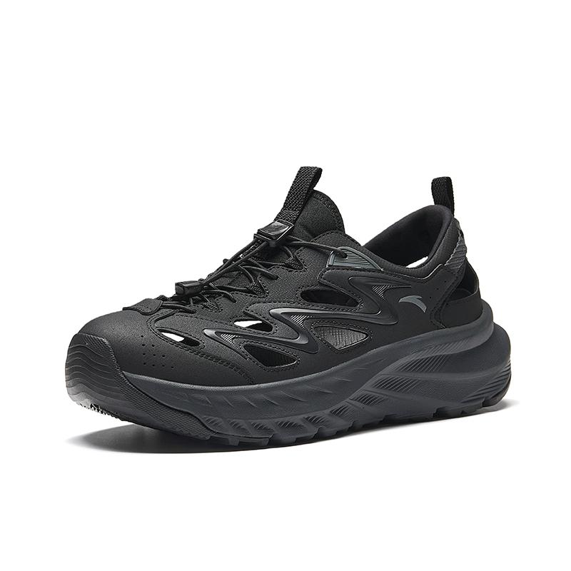 New Anta Slip Resistant, Breathable, Height Increasing, Coverage, Lightweight River Trekking Shoes Men's Black 912528522-3