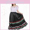 Western Womens Ethnic Dress With Lace And Embroidery Design For Halloween Daily