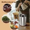 1200ml Sealed Jar for Coffee Beans Vacuum Stainless Steel Keep Fresh Storage Grain Food Container Airtight Sealed Tanks Canister