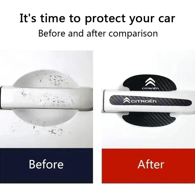Autotürgriff Kratzschutz Aufkleber für Citroen C4 C3 C5 C1 DS3 DS5 DS4 Berlingo Jumper ZX Xsara 2 Spacetourer Numero 9 Tubik