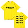 Fashion Brand Design Diy Custom Print T-shirts Men Women Hip Hop Rock Punk Vintage T Shirts Male Anime Casual Oversized Tshirt