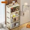 Foldable Multi-layer Storage Cabinet: No-Install Wardrobe for Living Room, Toys, Snacks