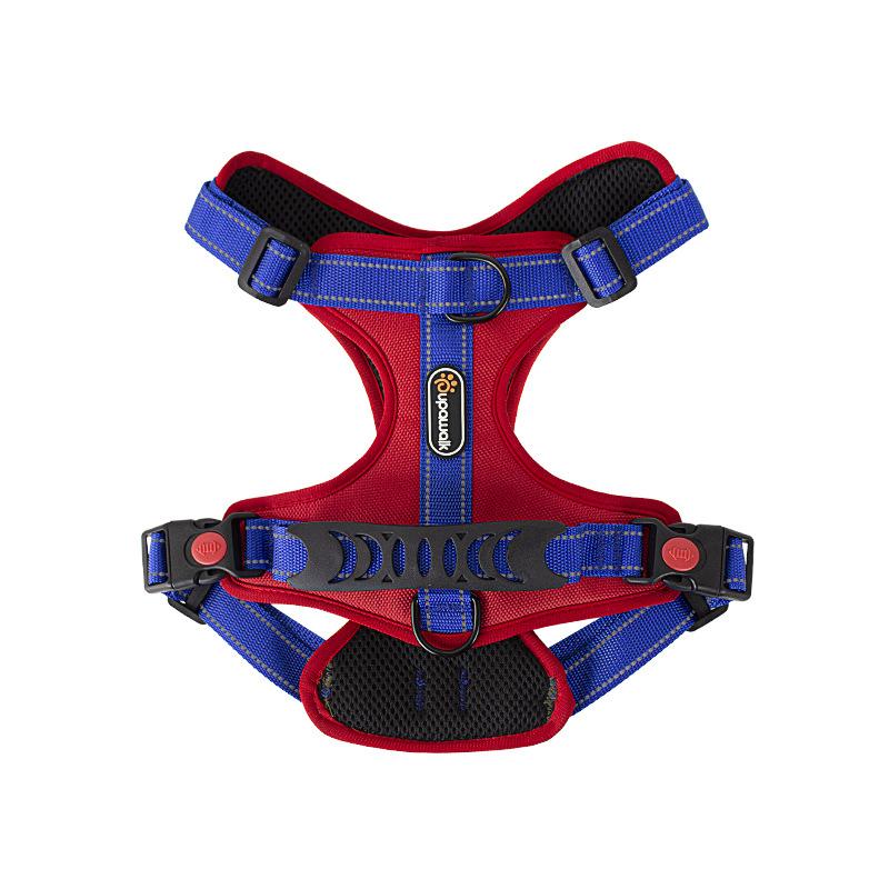 Pet Dog Harness for Medium Large Dogs Adjustable Reflective Vest Harnesses for Small Dogs Front Clip Harness Easy Control Handle