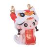 Gift Boy and Girl Lion Dance Doll Chinese Style Red Lion Dance Boy Statue Chinese New Year Lion Dance Ornaments Hone Decoration