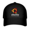 Ubuntu Linux Black Hat Twill Cap Baseball Size SM  LXL