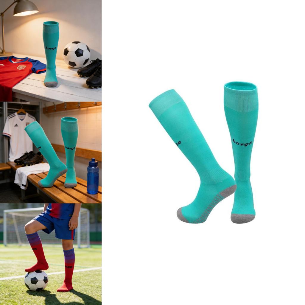 Paris Barcelona Portugal France Away Football Socks With Towel Bottom For Adults And Kids Durable And Odorresistant
