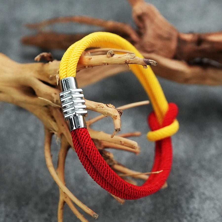 New 8 Styles Classic Contrast Color Design Men Bracelet Boyfriend Gift A Grade Rope Handmade Wrap Braslet Pulseria Hombre Joias