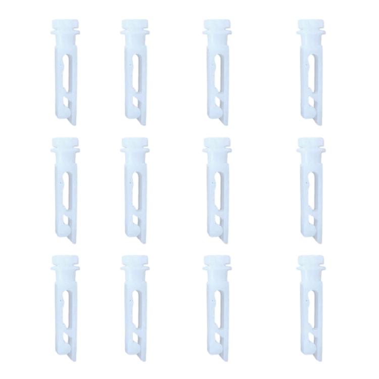 

White Vertical Blinds Replacement Parts Vertical Blind Repair Carriers with Stem and Gear Vertical Blinds Repair Kits