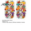 Outdoor Sunproof Window Decor Skeleton Undead Static Sticker, Waterproof PVC Decorative Decals, Durable Easy Peel And Stick Wall Film for